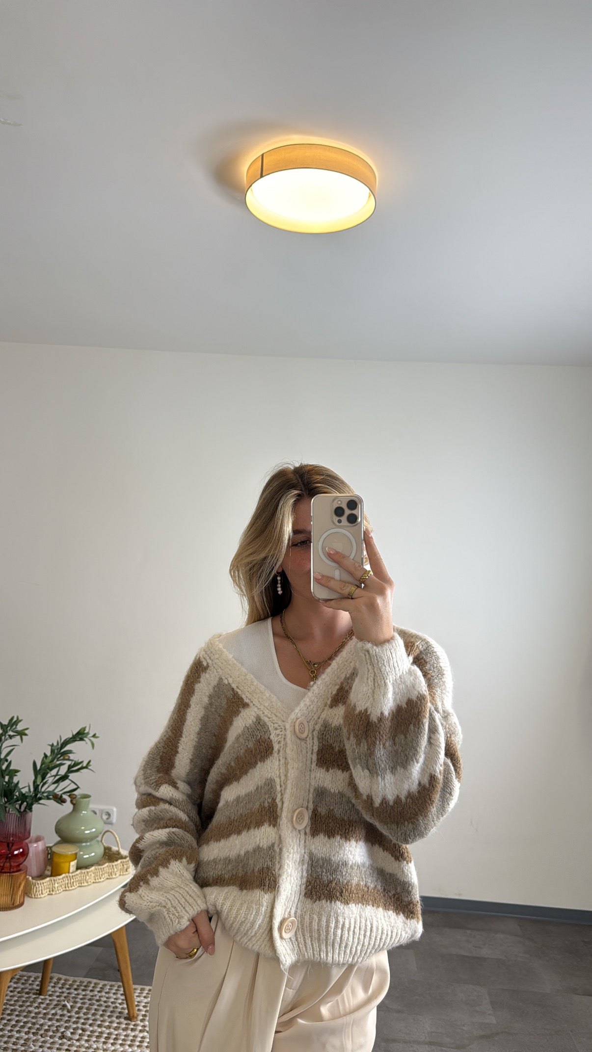 Striped Cardigan