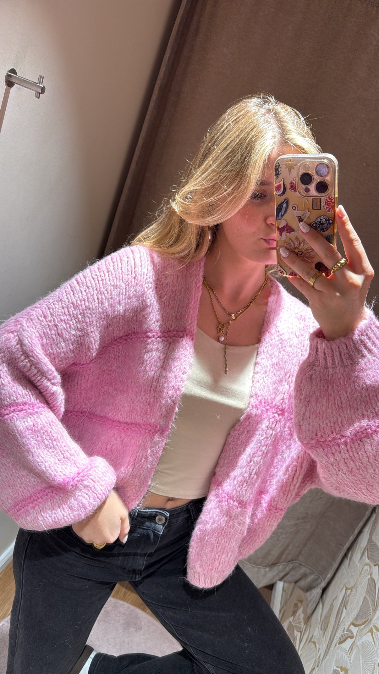 Rapunzel Cardigan rosa