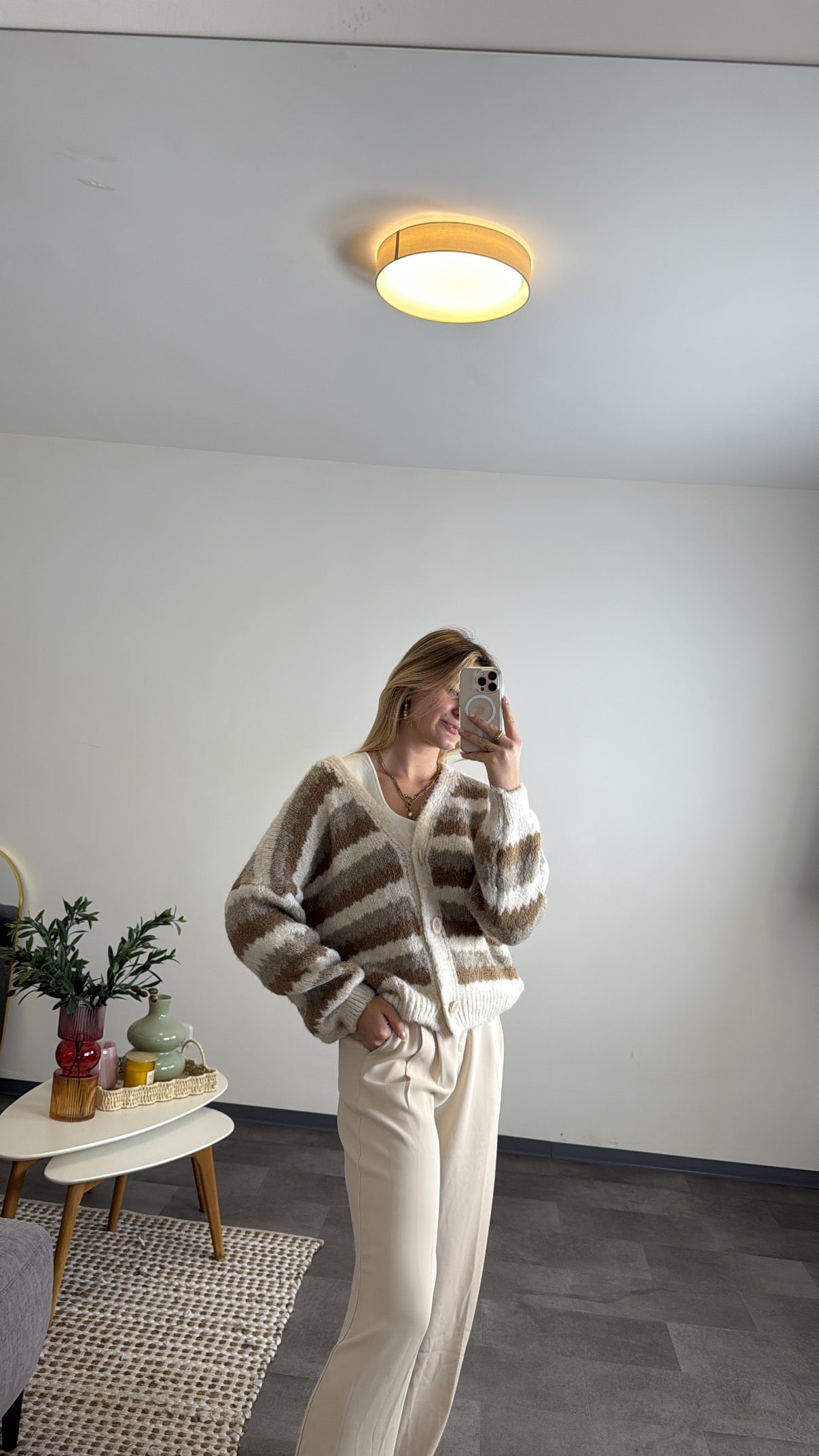 Striped Cardigan