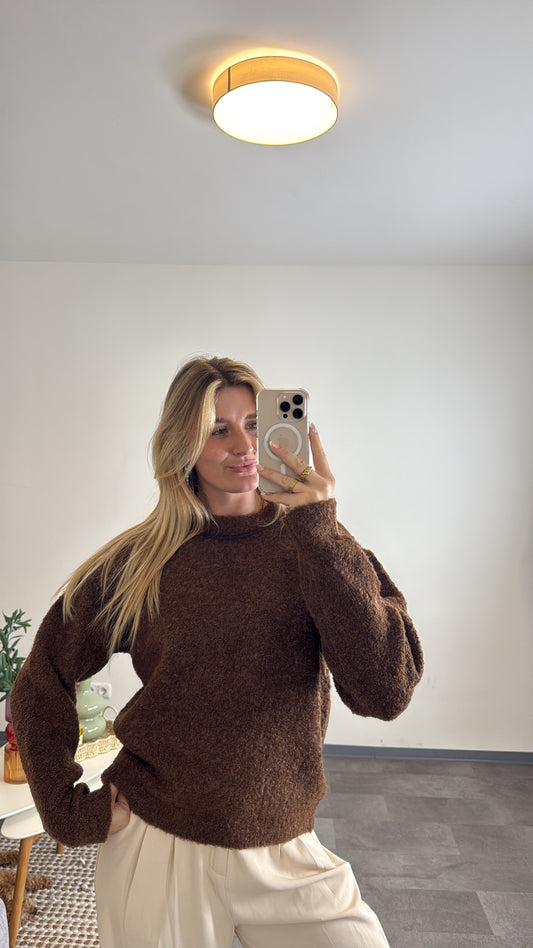 Scandinavian Pullover chocolate