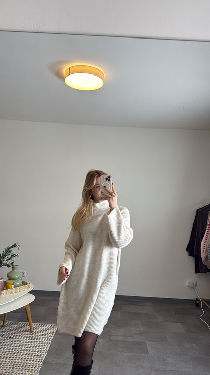 KNIT DRESS VANILLA