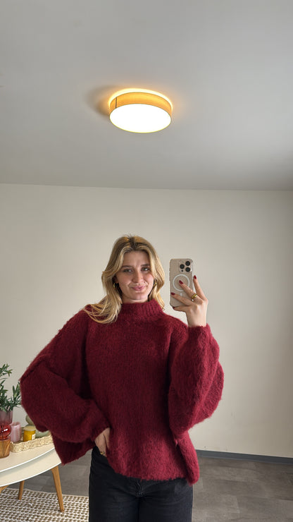 SOFT TURTELNECK BERRYRED