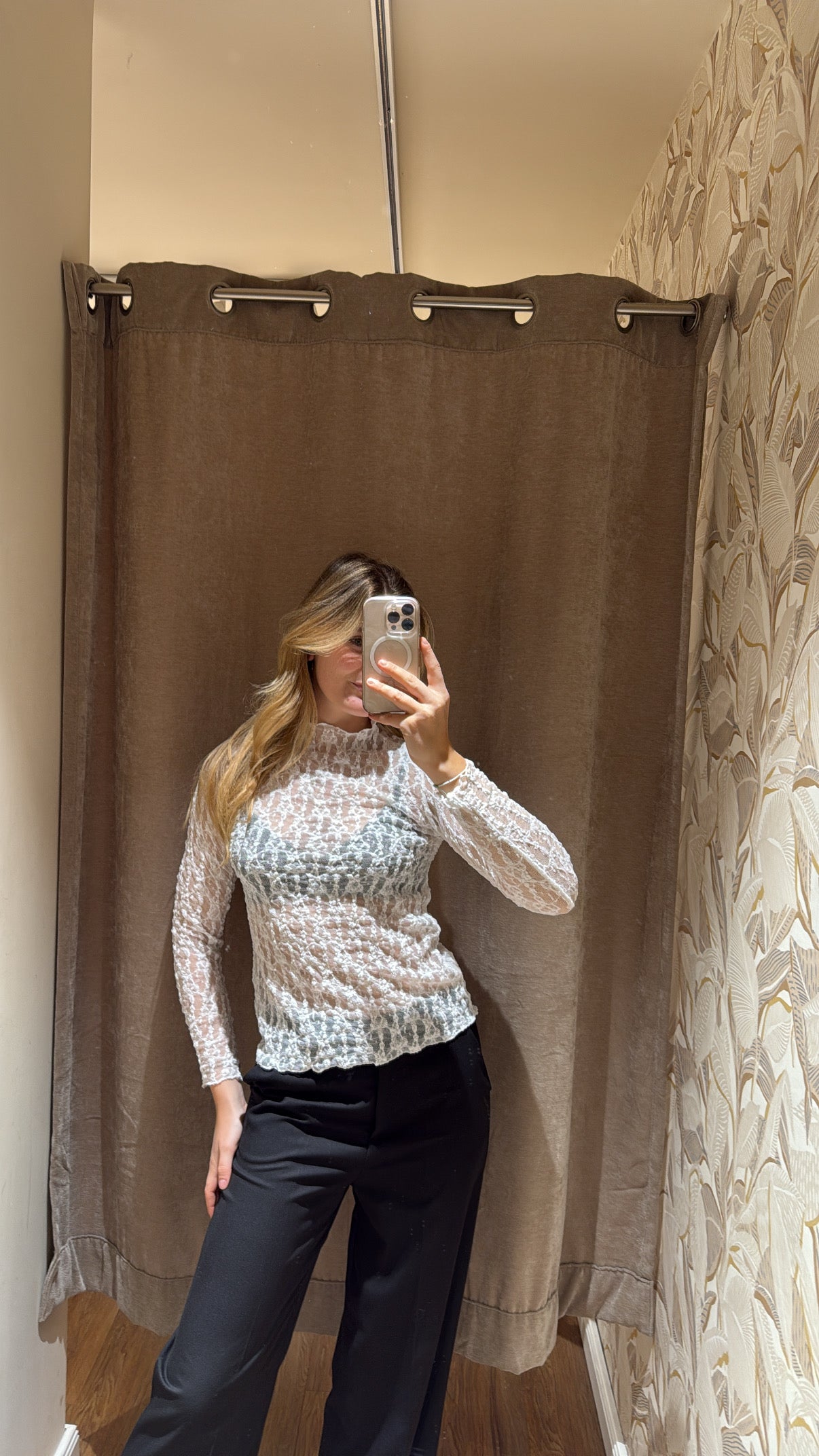 SPITZENLONGSLEEVE WEIS