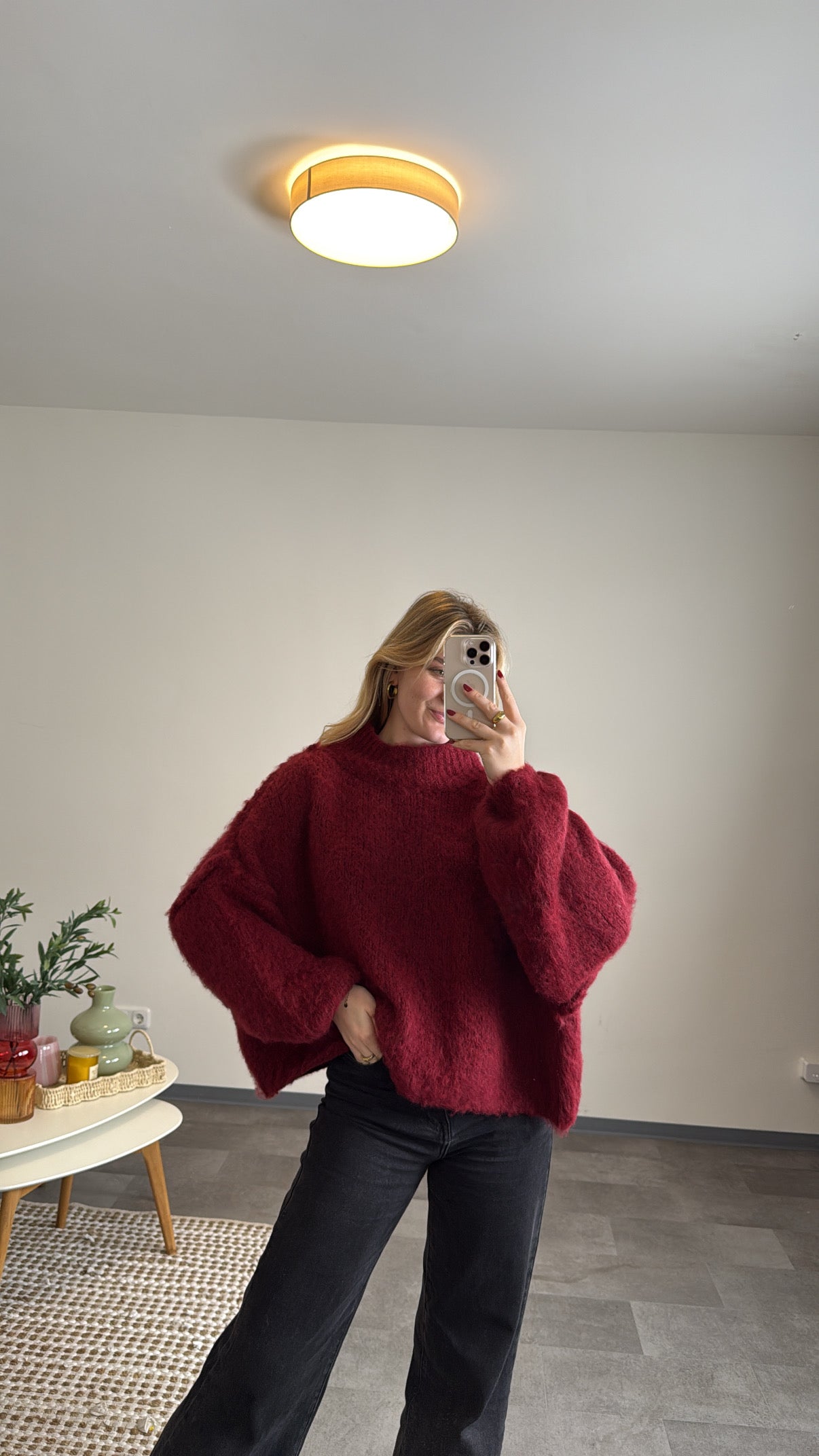 SOFT TURTELNECK BERRYRED