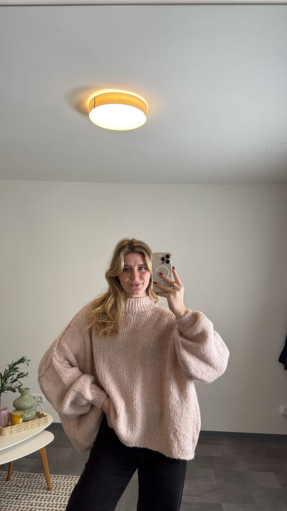 OVERSIZED PULLOVER BLUSH