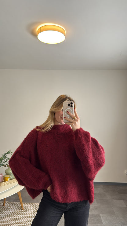 SOFT TURTELNECK BERRYRED