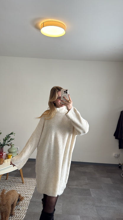 KNIT DRESS VANILLA