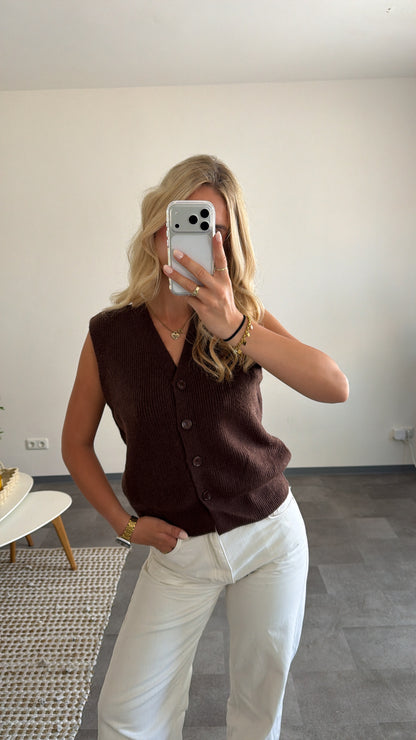 KNIT WEST CHOCLATE