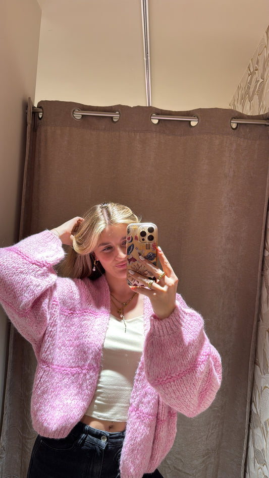 Rapunzel Cardigan rosa