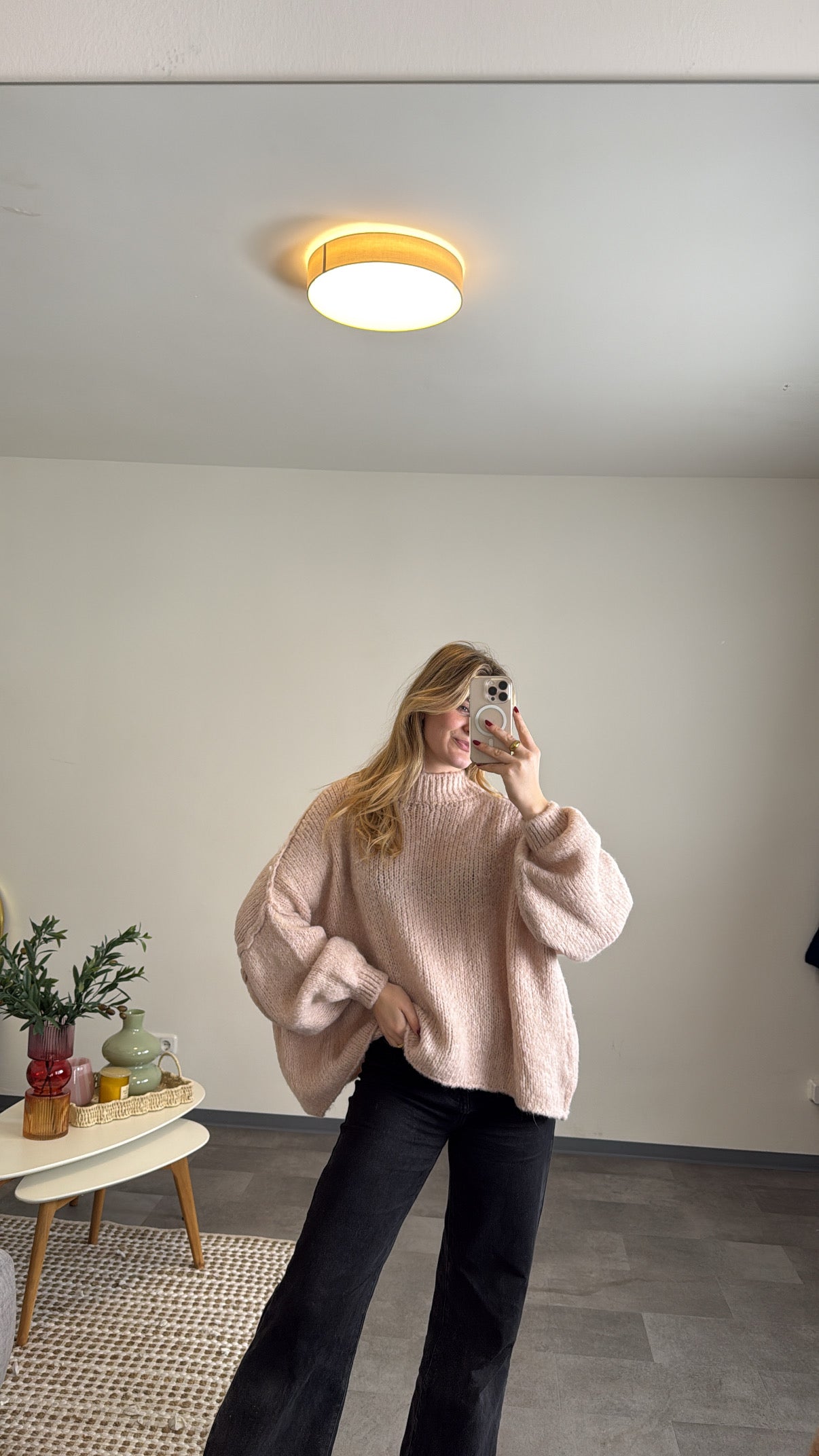 OVERSIZED PULLOVER BLUSH