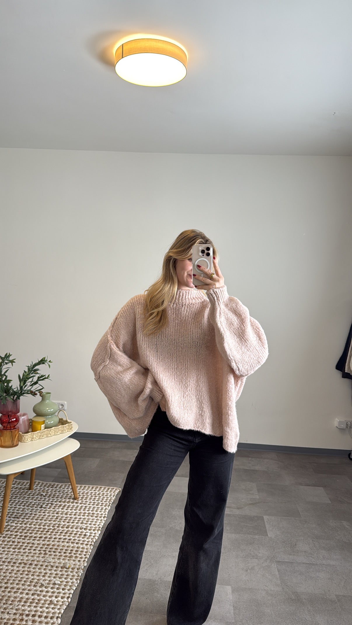 OVERSIZED PULLOVER BLUSH