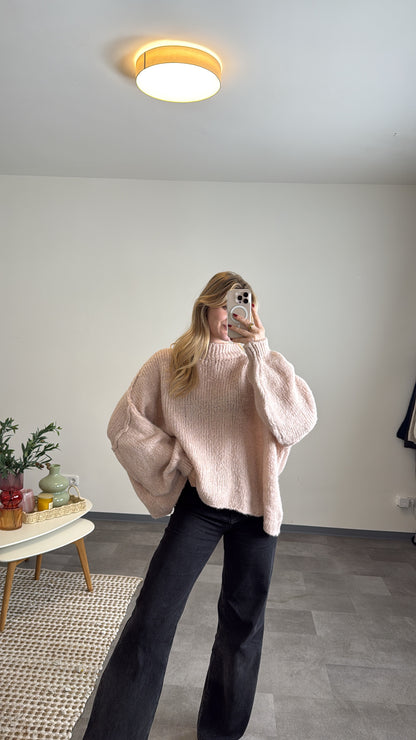 OVERSIZED PULLOVER BLUSH