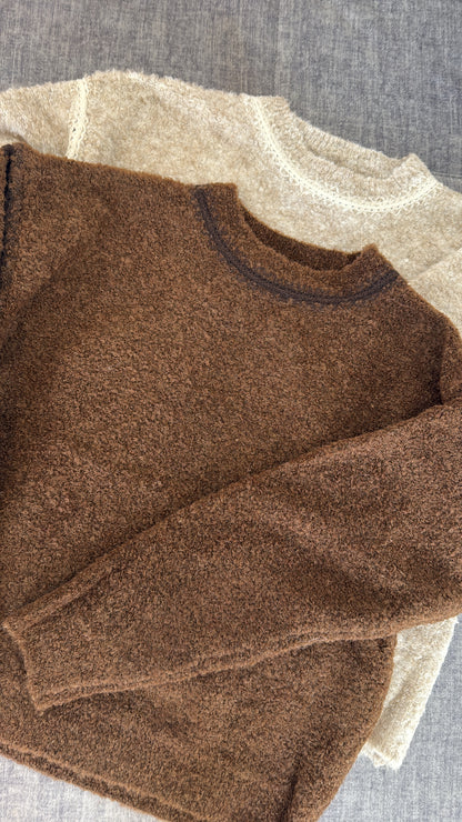 Scandinavian Pullover chocolate
