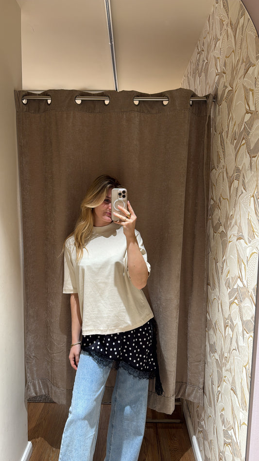 SPITZEN PUNKTE ROCK BLACK