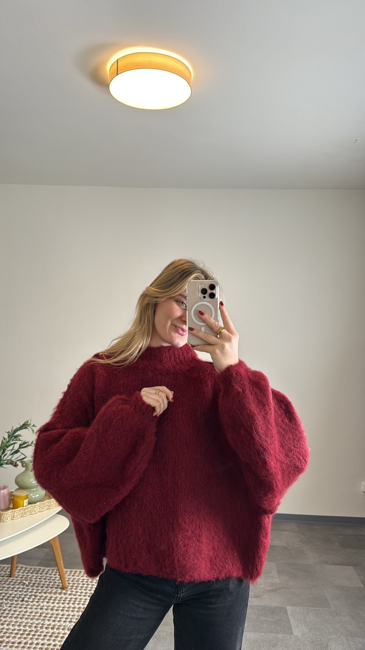 SOFT TURTELNECK BERRYRED