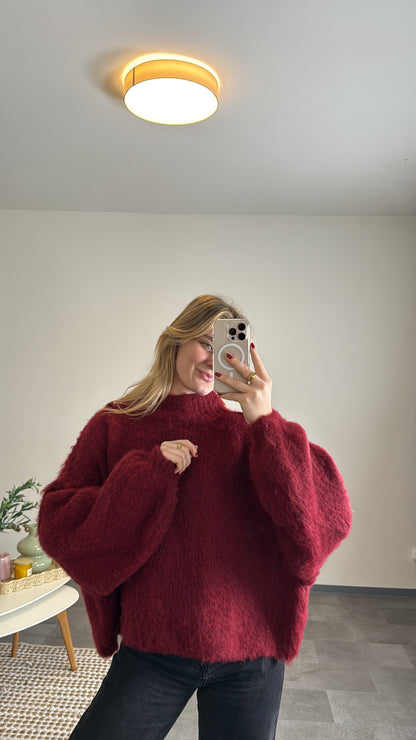 SOFT TURTELNECK BERRYRED