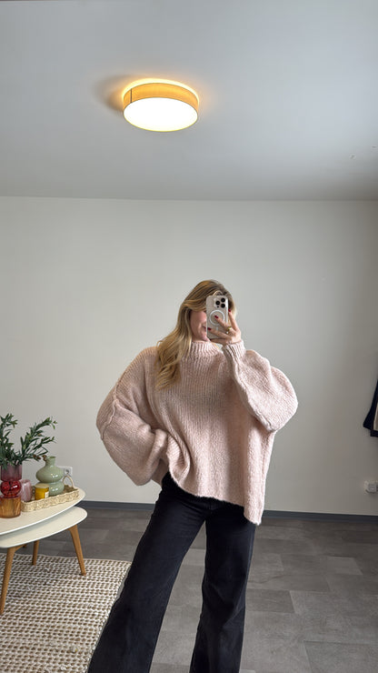 OVERSIZED PULLOVER BLUSH