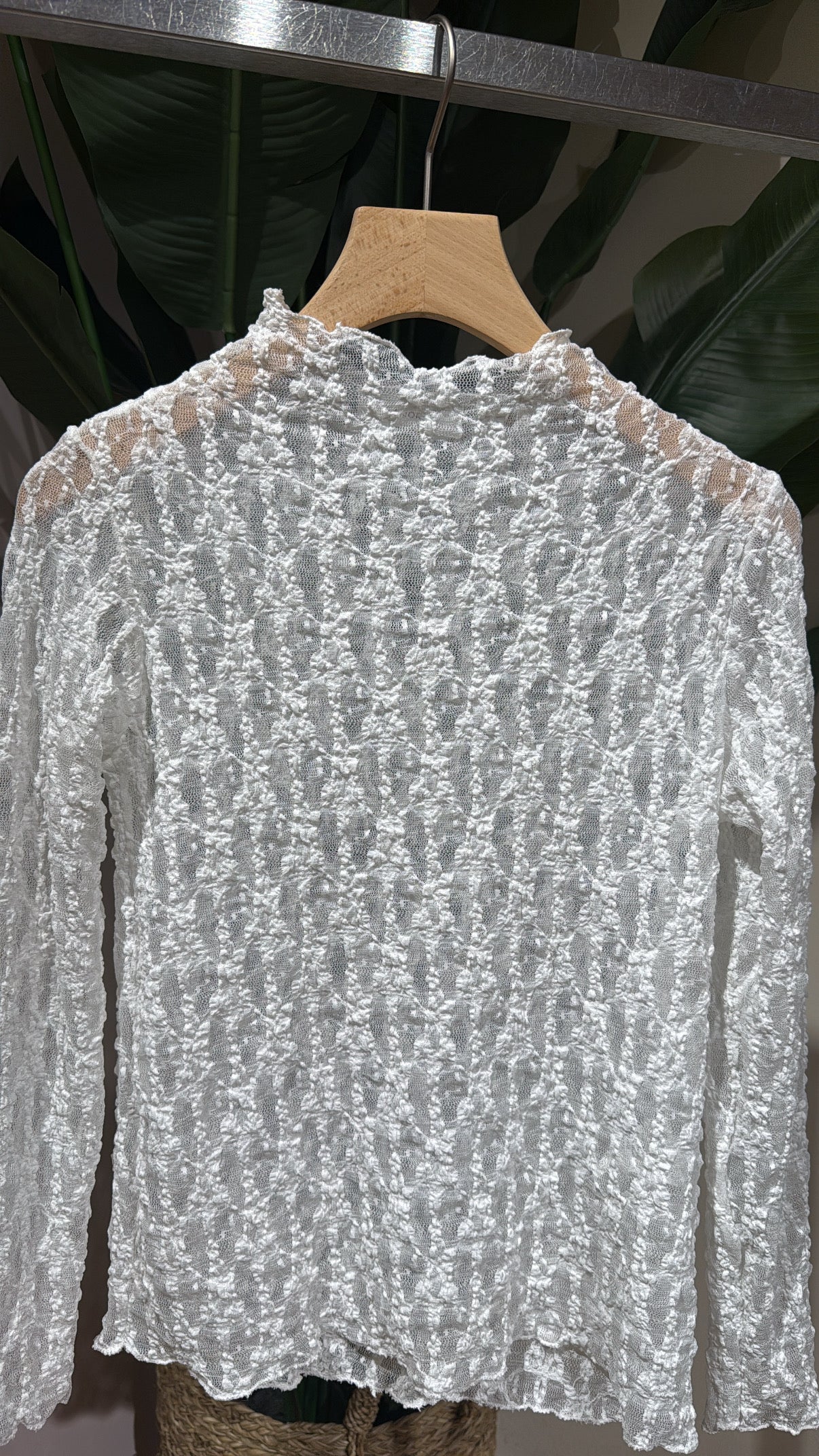 SPITZENLONGSLEEVE WEIS