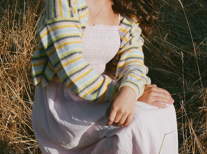MULTICOLOR STRIPE CARDIGAN