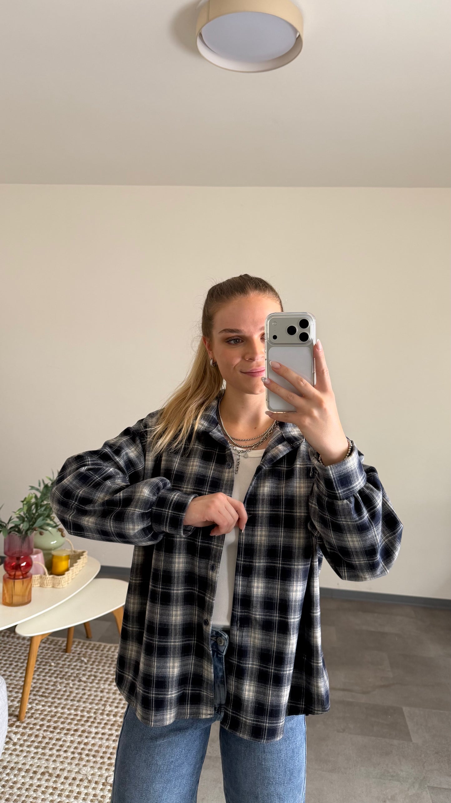 CHECKED FLANELL SHIRT MIDNIGHT