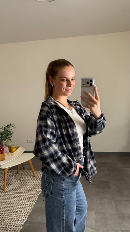 CHECKED FLANELL SHIRT MIDNIGHT