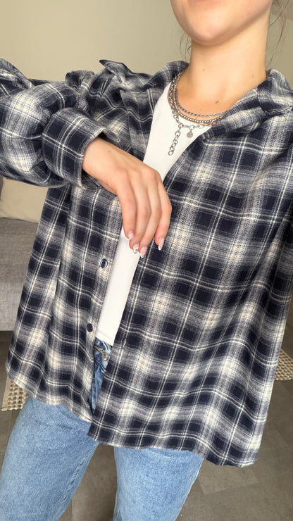 CHECKED FLANELL SHIRT MIDNIGHT