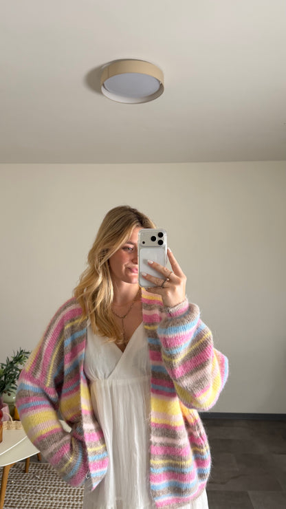 SUMMERNIGHT CARDIGAN SUNSET BLOOM