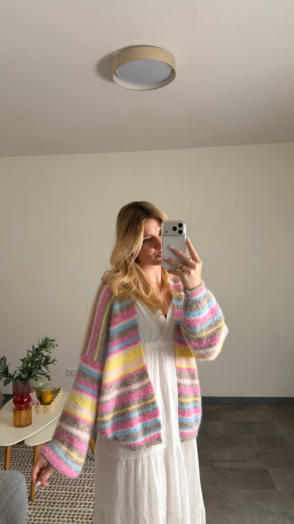 SUMMERNIGHT CARDIGAN SUNSET BLOOM