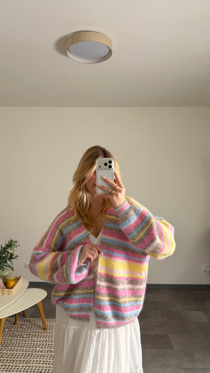 SUMMERNIGHT CARDIGAN SUNSET BLOOM