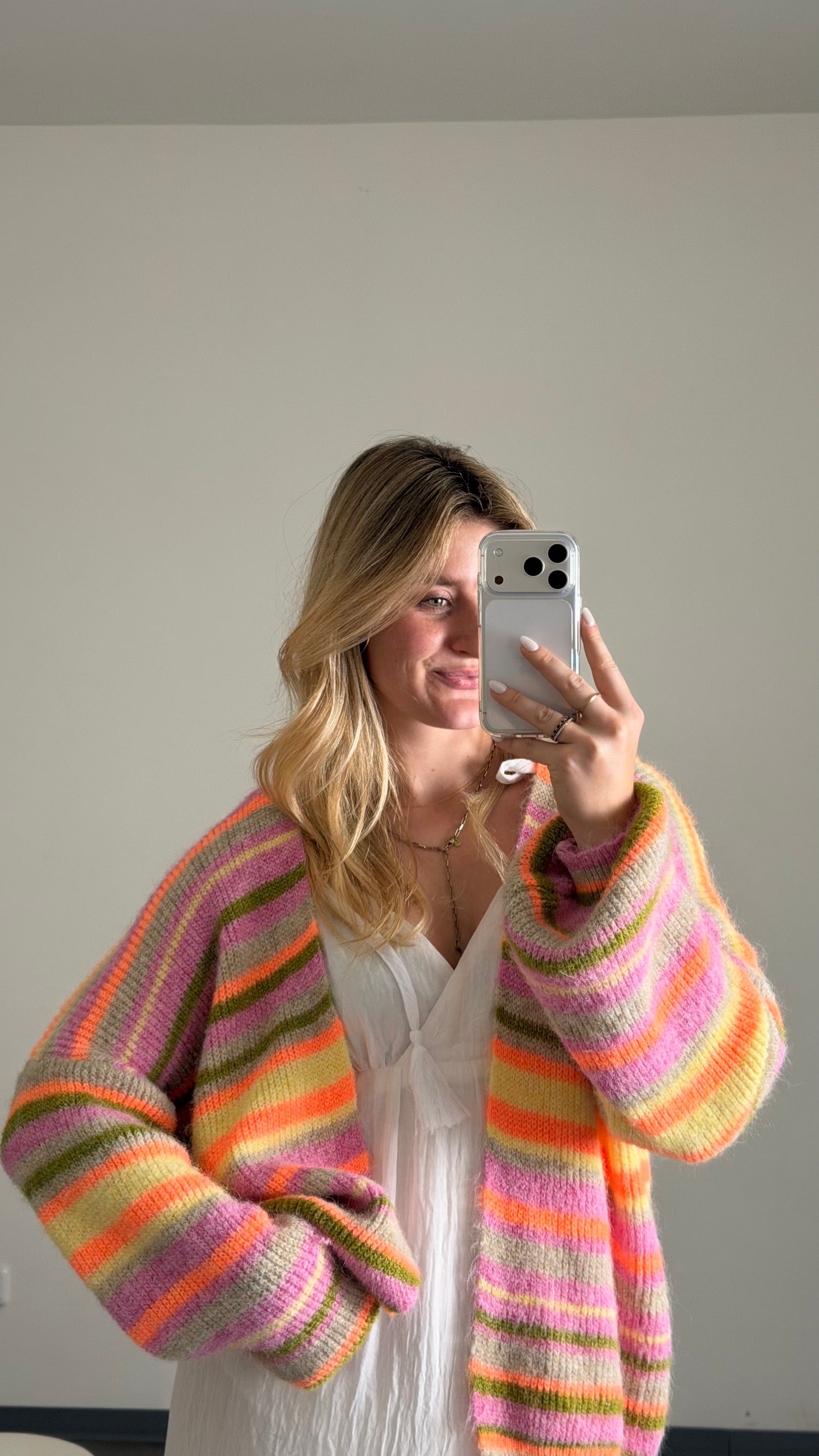 SUMMERNIGHT CARDIGAN TROPICAL SUNSET