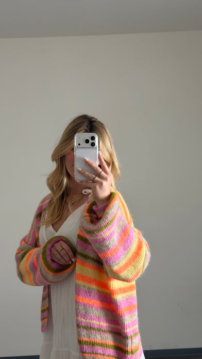 SUMMERNIGHT CARDIGAN TROPICAL SUNSET