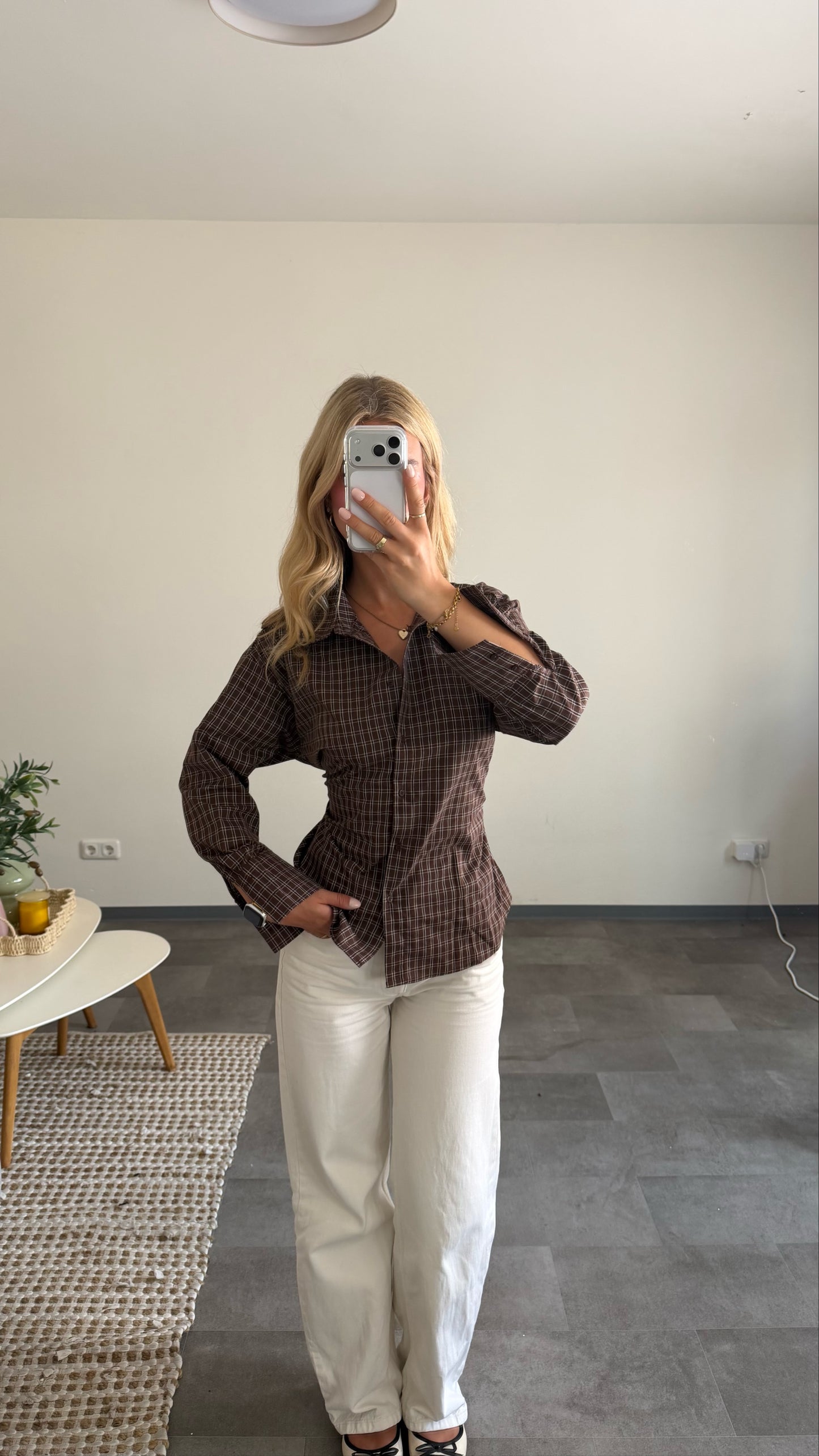 FITTED CHECK SHIRT