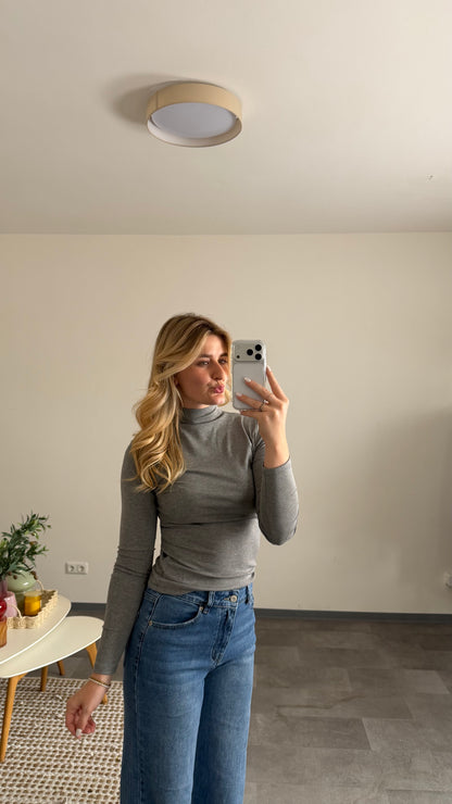 TURTLE NECK LONGTOP GREY