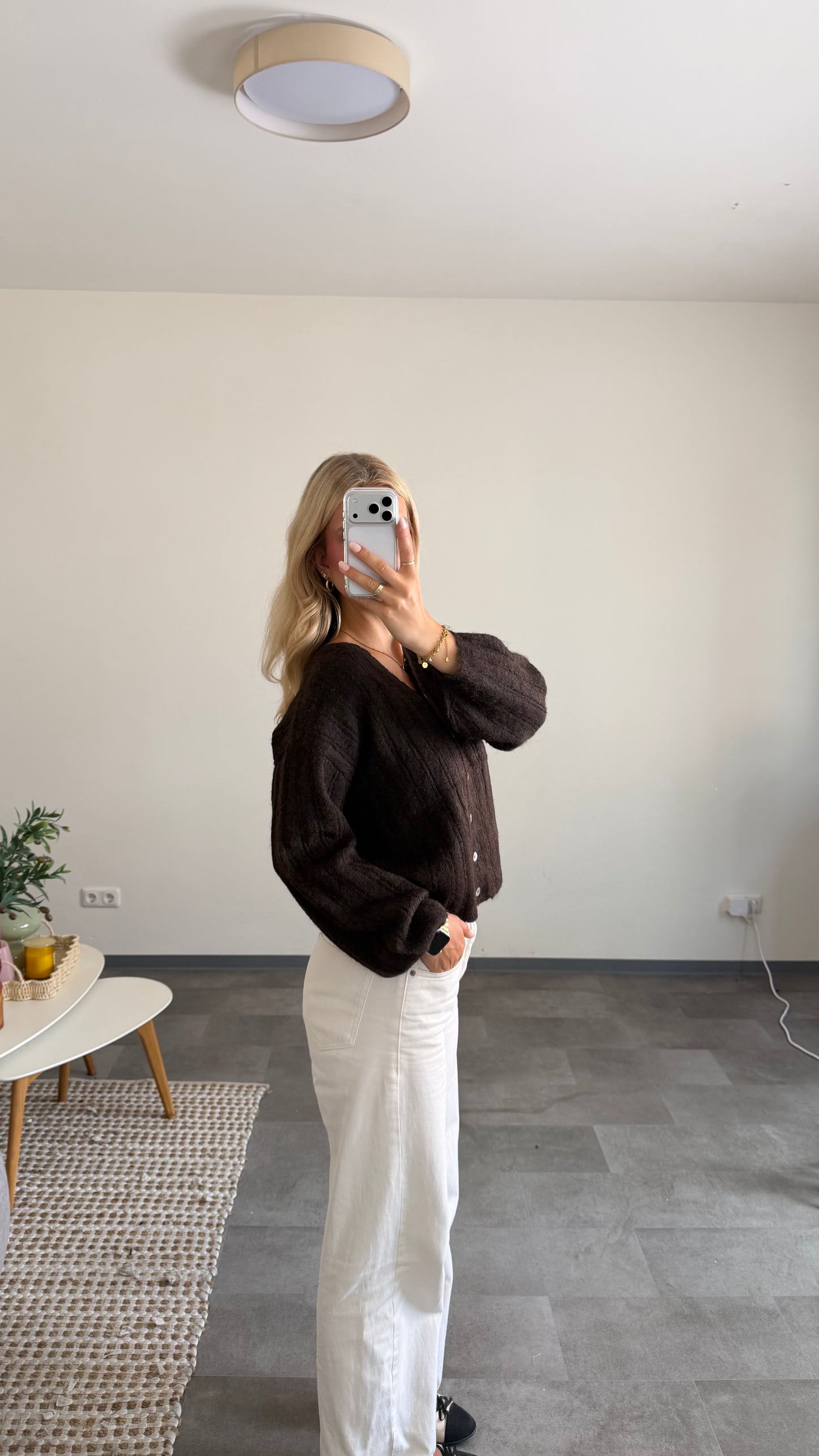 ROSIE CARDIGAN CHOCLATE