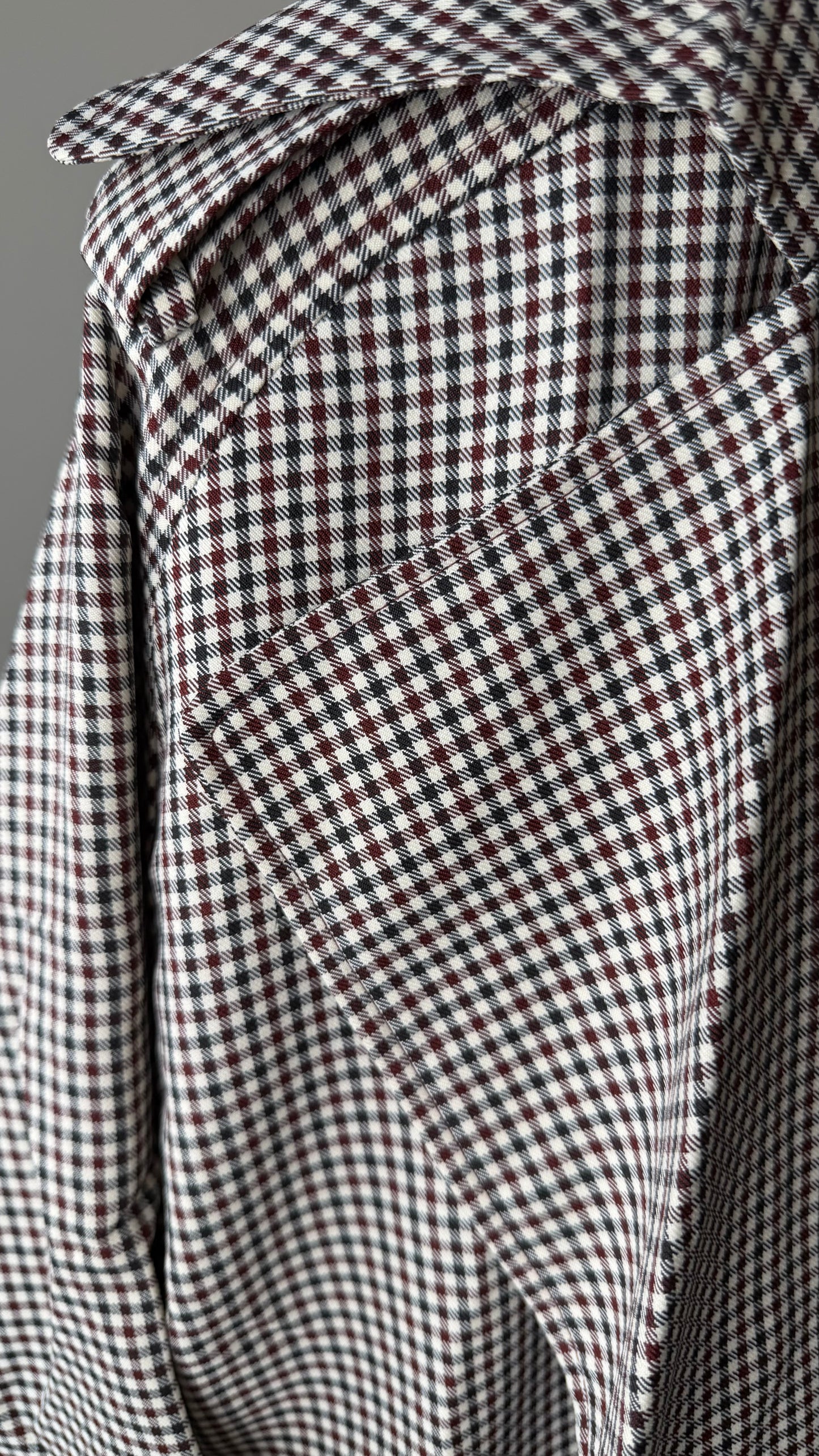 GINGHAM TRENCHCOAT