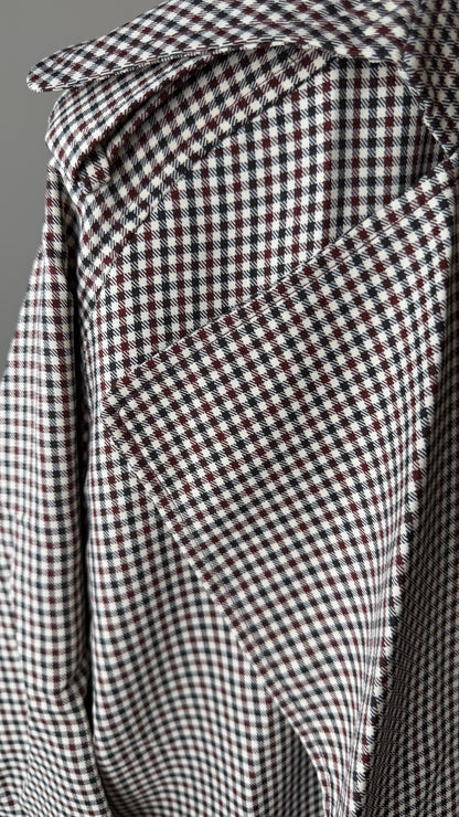 GINGHAM TRENCHCOAT