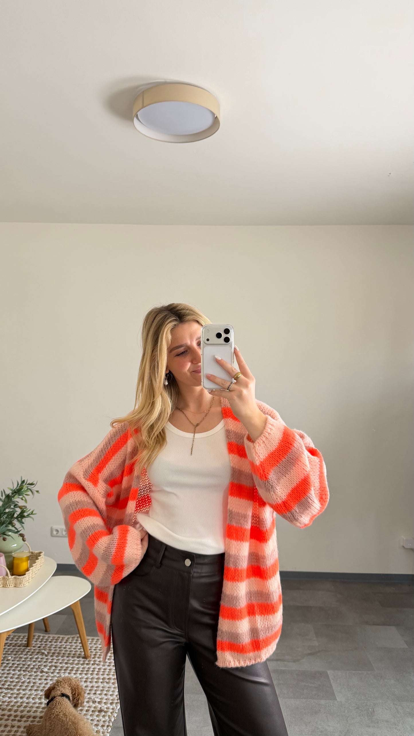 CARDIGAN APRICOT CREAM