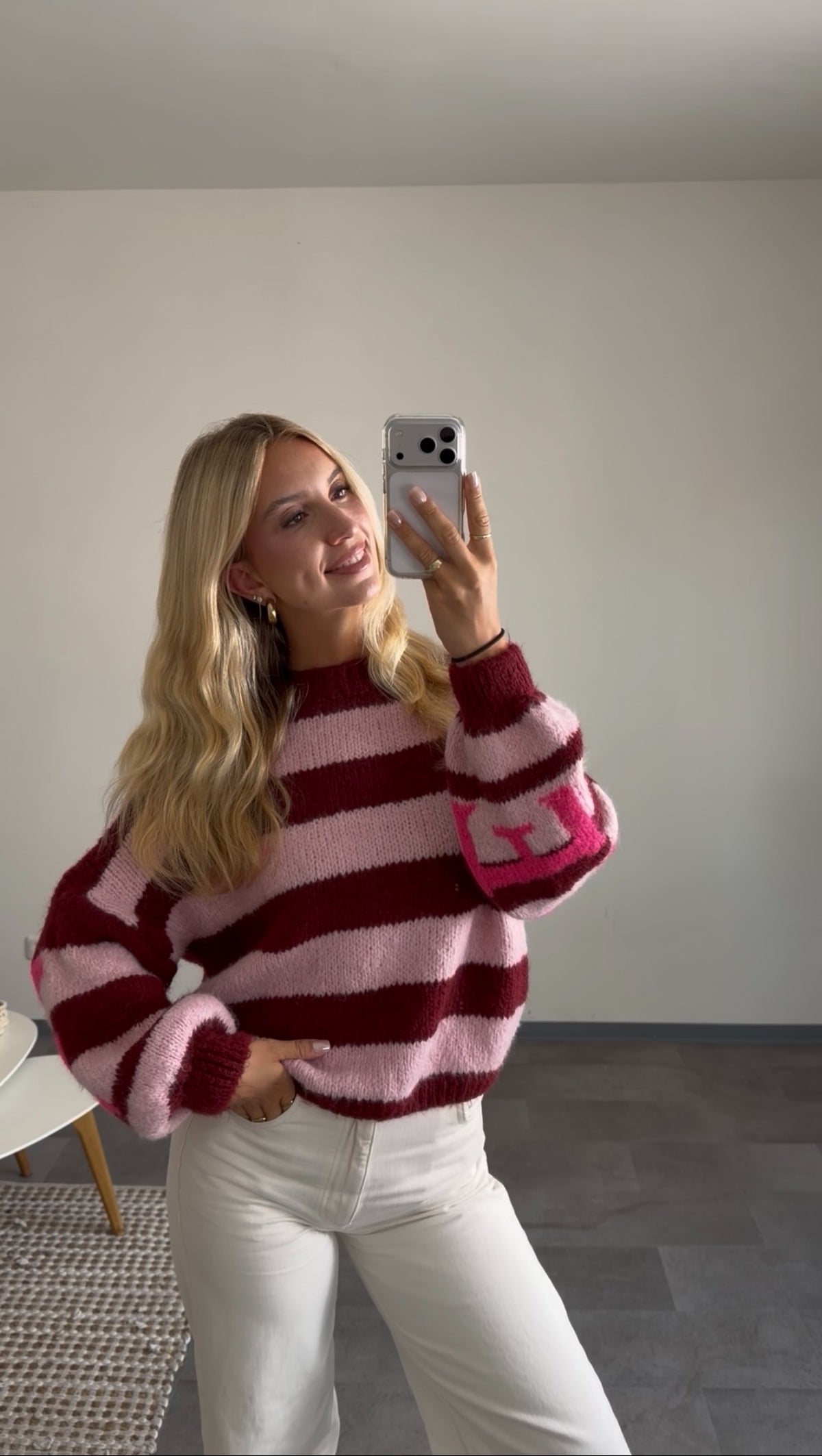 NAMASTE PULLOVER BURGUNDY ROSE