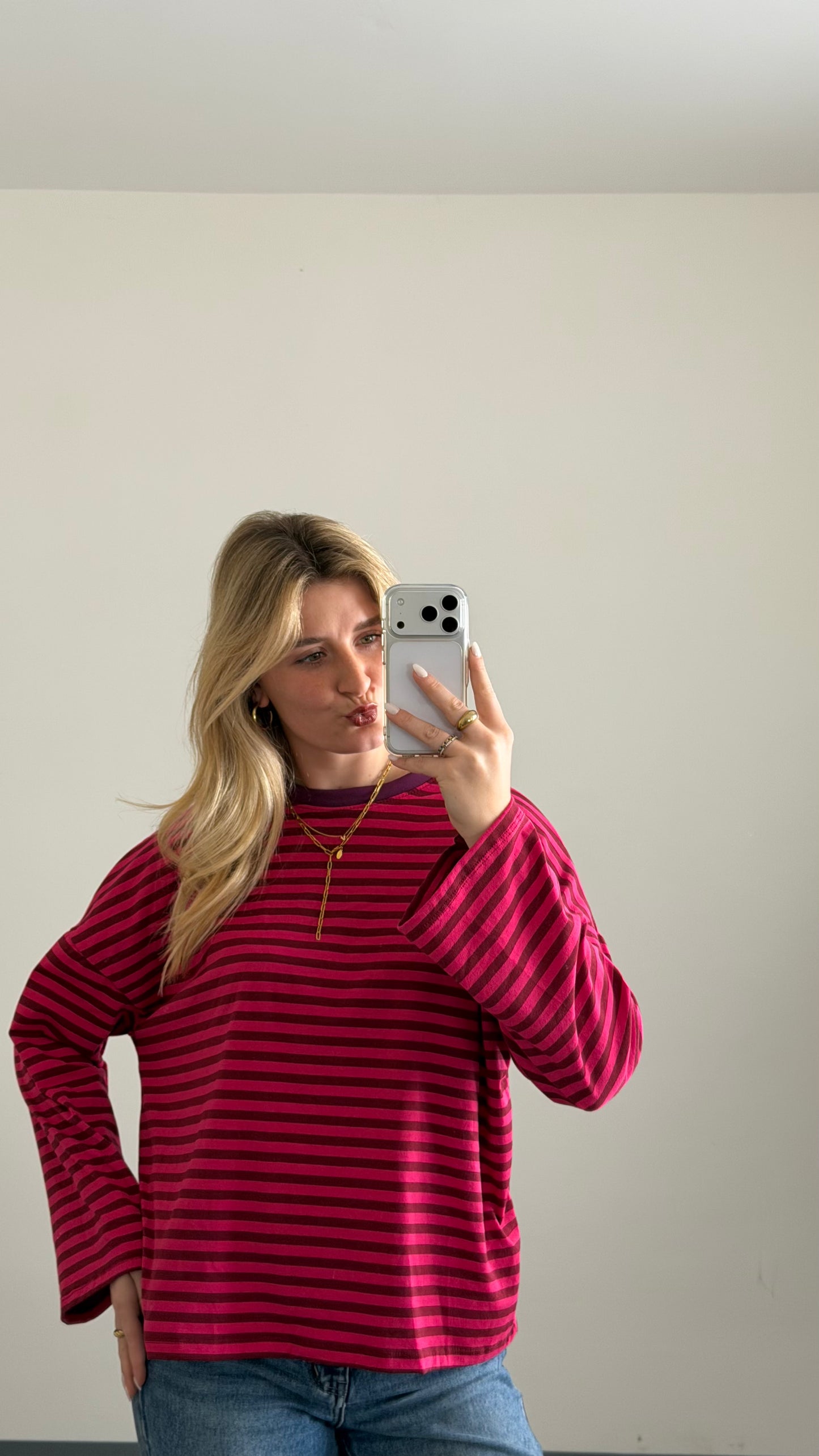 STRIPED LONGSLEEVE BERRY