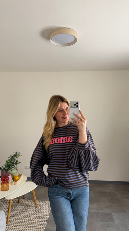 AMOUR STRIPE SWEATER