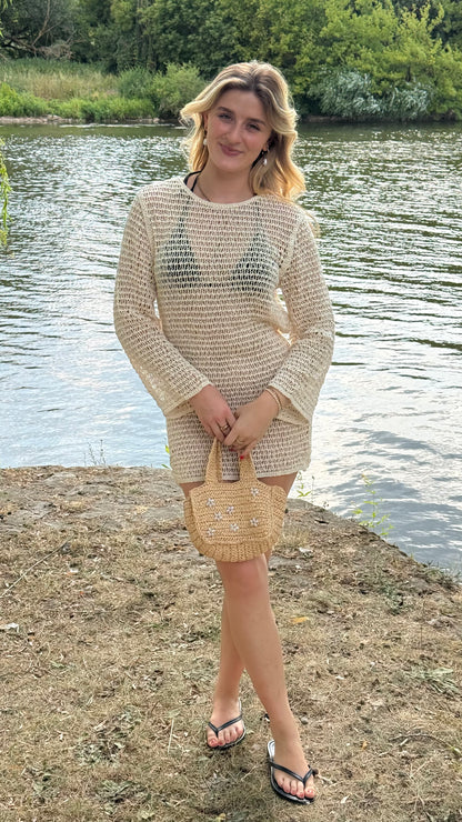 CROCHET MINI BEACH COVER UP