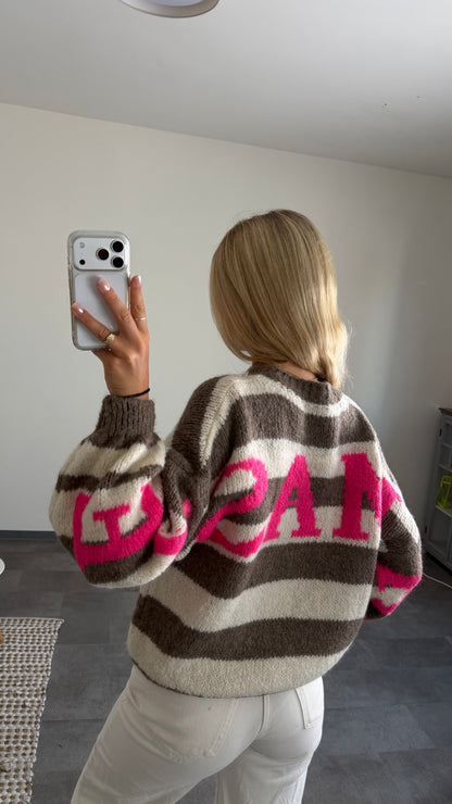 NAMASTE PULLOVER MOCCA CREAM