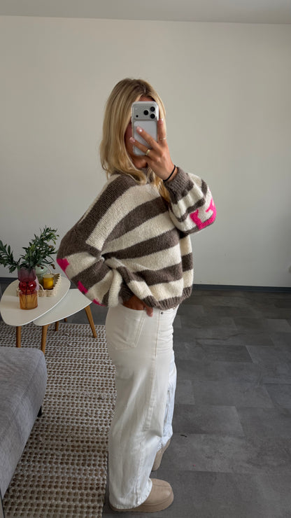 NAMASTE PULLOVER MOCCA CREAM