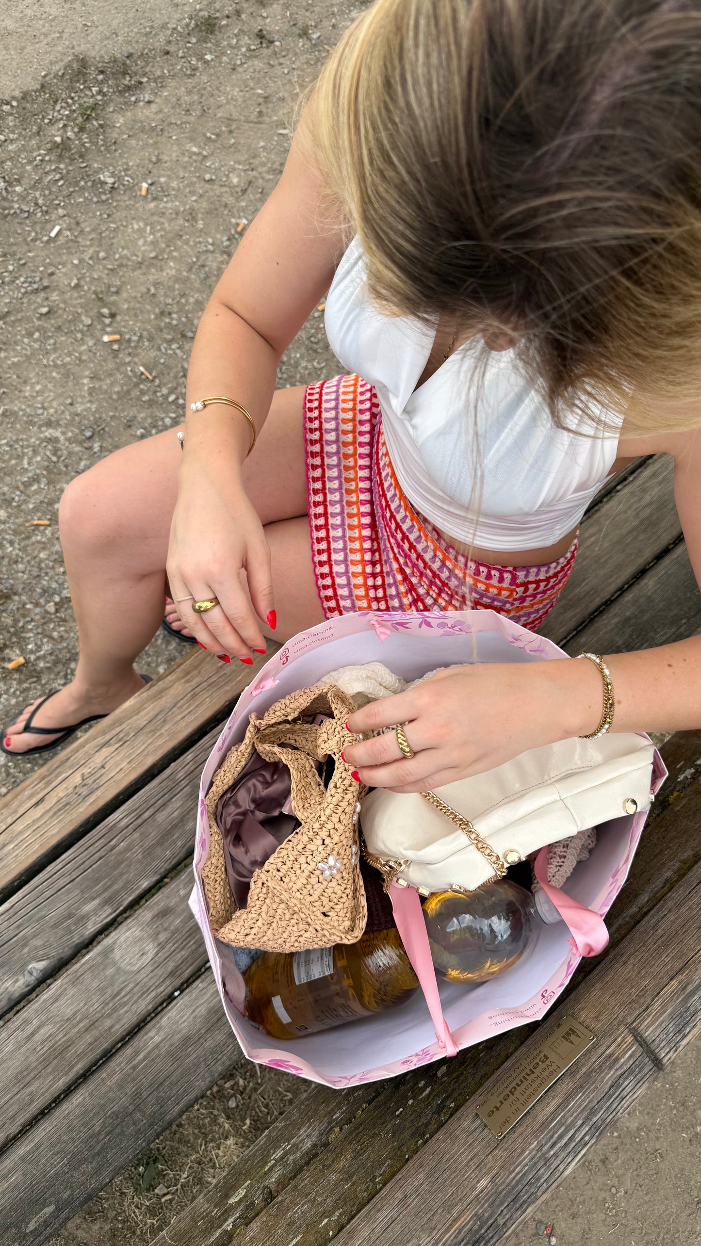 CROCHET MINI SKIRT