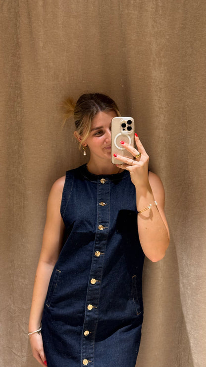 DENIM MINI DRESS