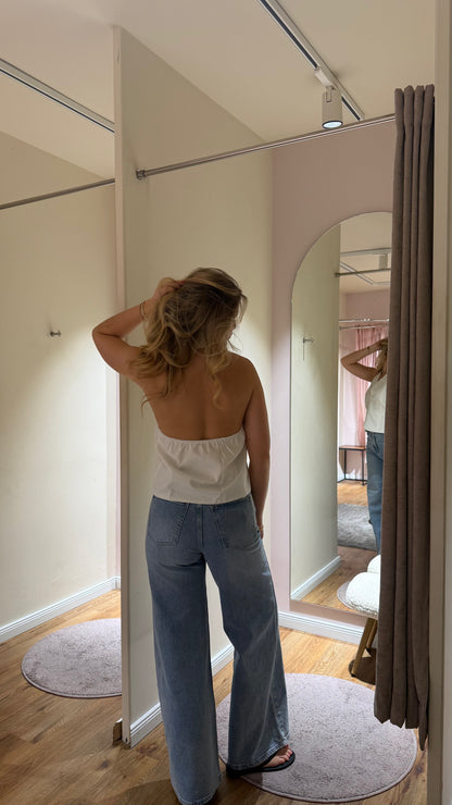 LINEN NECKHOLDER VEST