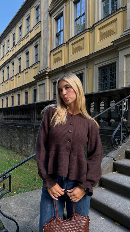 CARDIGAN SWEETIE BROWN