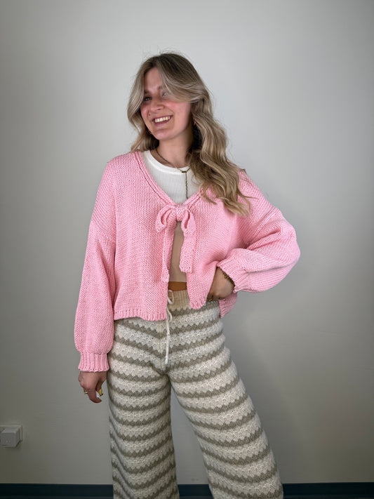 Sommercardigan rosa