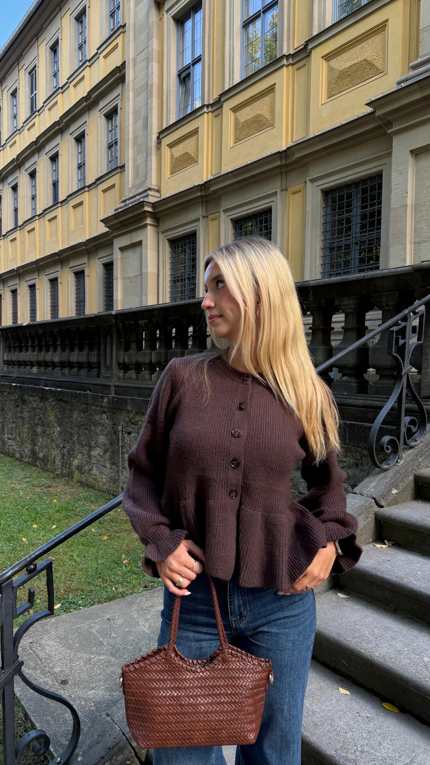 CARDIGAN SWEETIE BROWN
