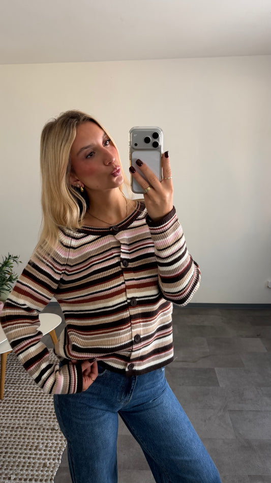 MULTI COLOR AUTUMN CARDIGAN
